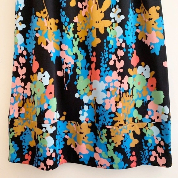 Tibi Floral Puff Sleeve Silk Shift Dress XS - Picture 4 of 8